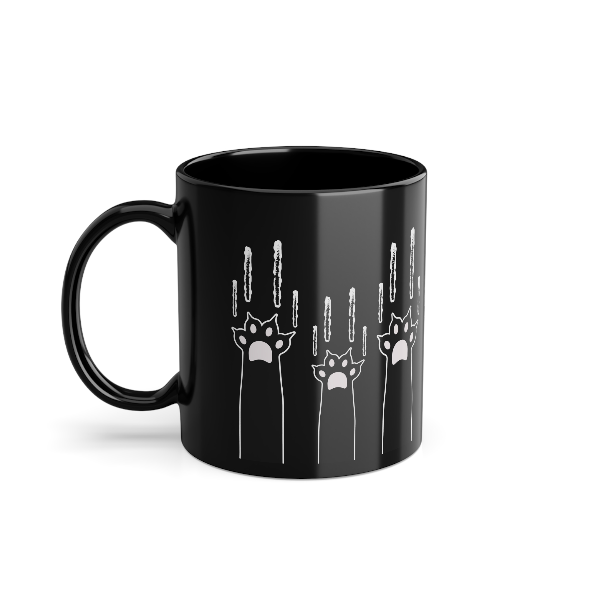 Scratch Cat Paw, Mug